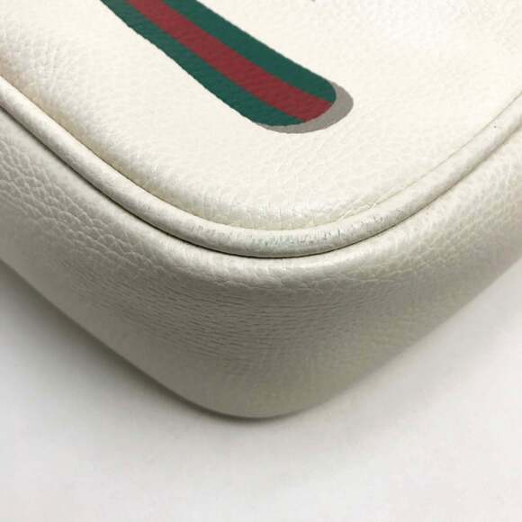 GUCCI White Messenger Shoulder Bag - Picture 5 of 13